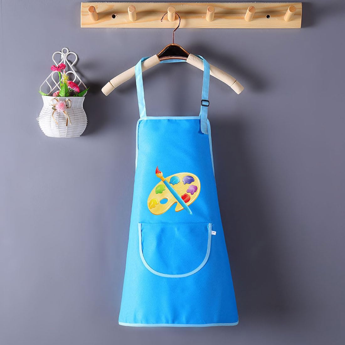 Delantal Impermeable Con Manguitos Para Niños 3-6 Años | Ideal Para Pintar, Cocinar Y Manualidades