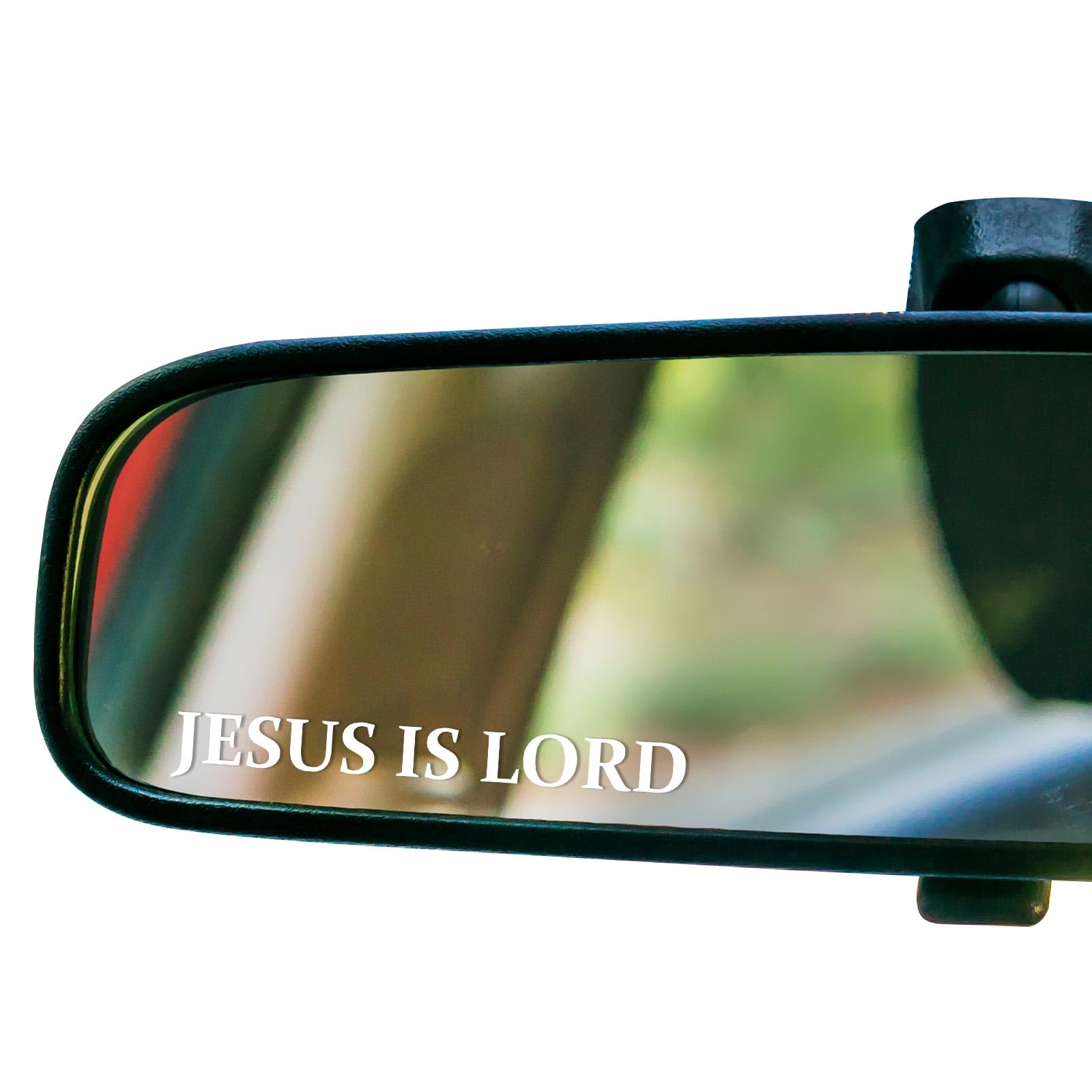 3 Pcs Jesus is Lord Mirror Stickers, Bible Verse Christian Valentines Day Gift, Jesus God Decal for Car Rearview Window Bumper Laptop, Vinyl