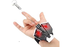 Spider Web Shooters Real Silk Launcher Wrist with Magnetic Sensor Light