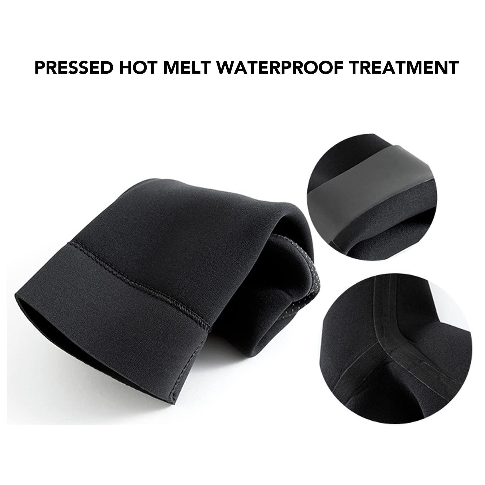 Jopwkuin Thermal Diving Socks, Neoprene Diving Socks 3mm Precise Stitching Long for Diving (S A Cup)