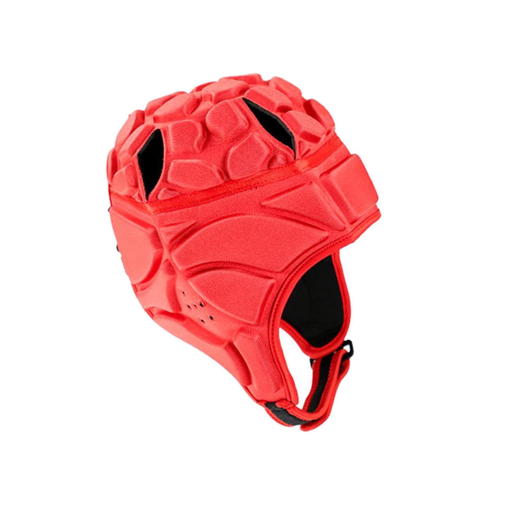 lopituwe Rugby Headgear Scrum Cap Hockey Head Protector Hat Durable and Practical, Red, S