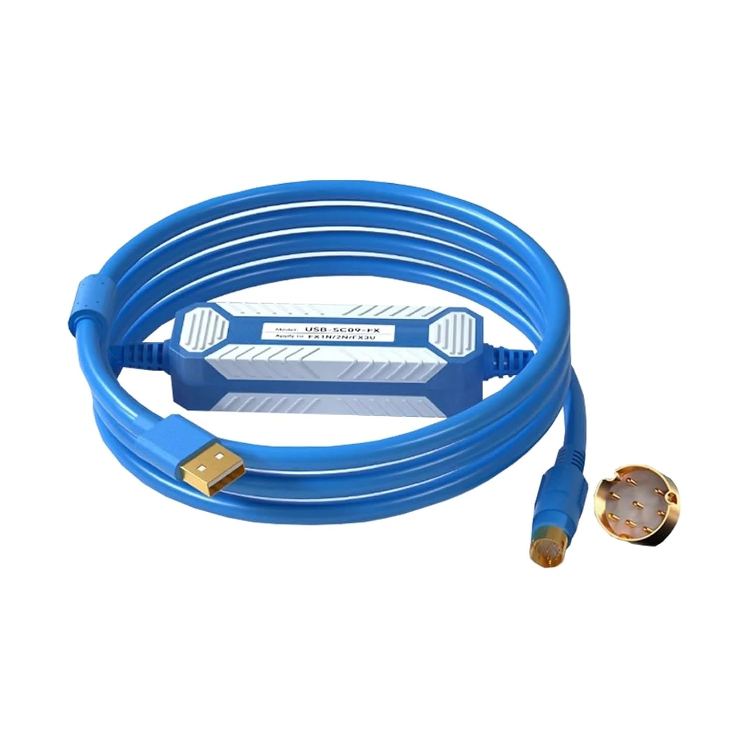 USB-SC09-FX for MELSEC FX Series Programming Cable USB to RS422 Adapter