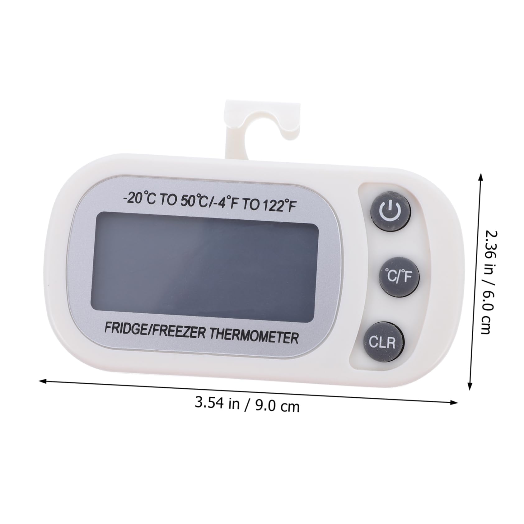 Alipis 6 Piezas Termómetro Para Refrigerador Congelador Inalámbrico Refrigerador Congelador Medidor De Temperatura Portátil Termómetro Para Digital Interior Abs