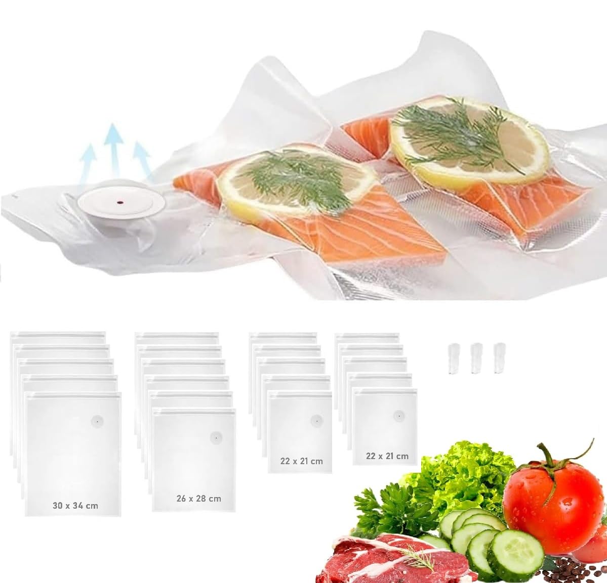 Amazon.com: Vacuum Seal Bags for Food Storage | Keep food fresh