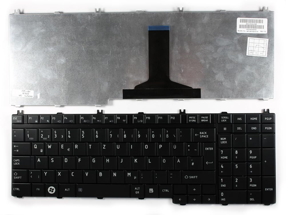 Clavier PC portable Toshiba Satellite A500-13W de rechange Power4Laptops