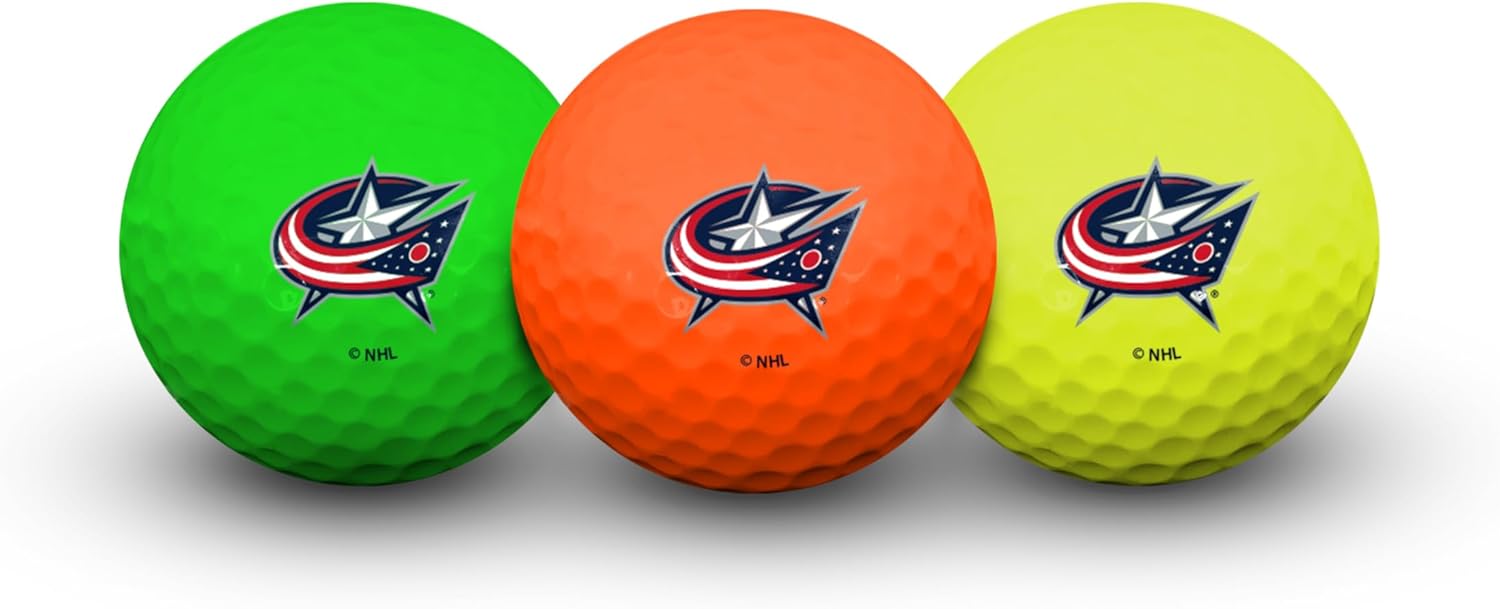 Team Effort Multi-Color Golf Balls Pack of 3 NHL