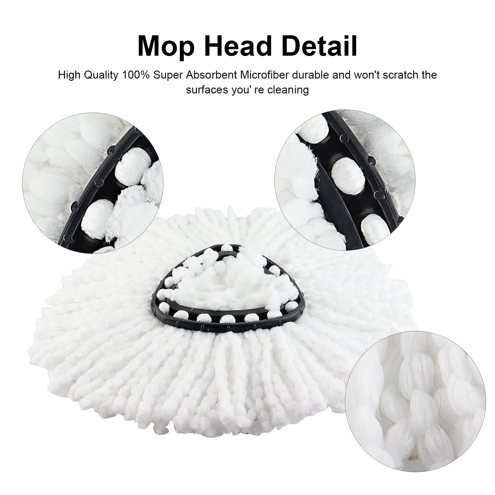 Testine Di Ricambio Per Mocio O-Ceda Easy Wrin Spin Mop - Foto 10