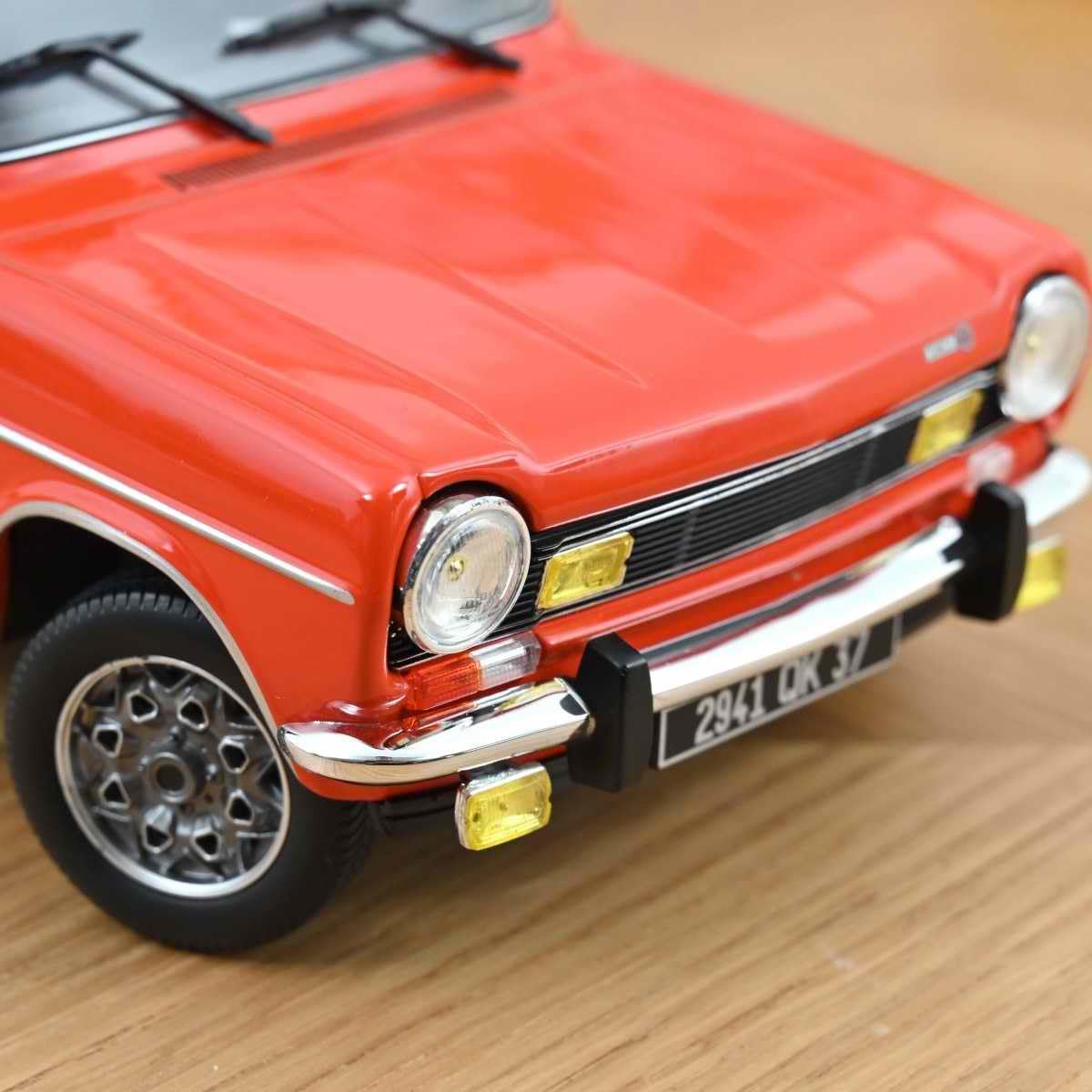 NOREV Simca 1100 TI 1974 Rouge Sumatra Voiture de Collection 1/18 Métal