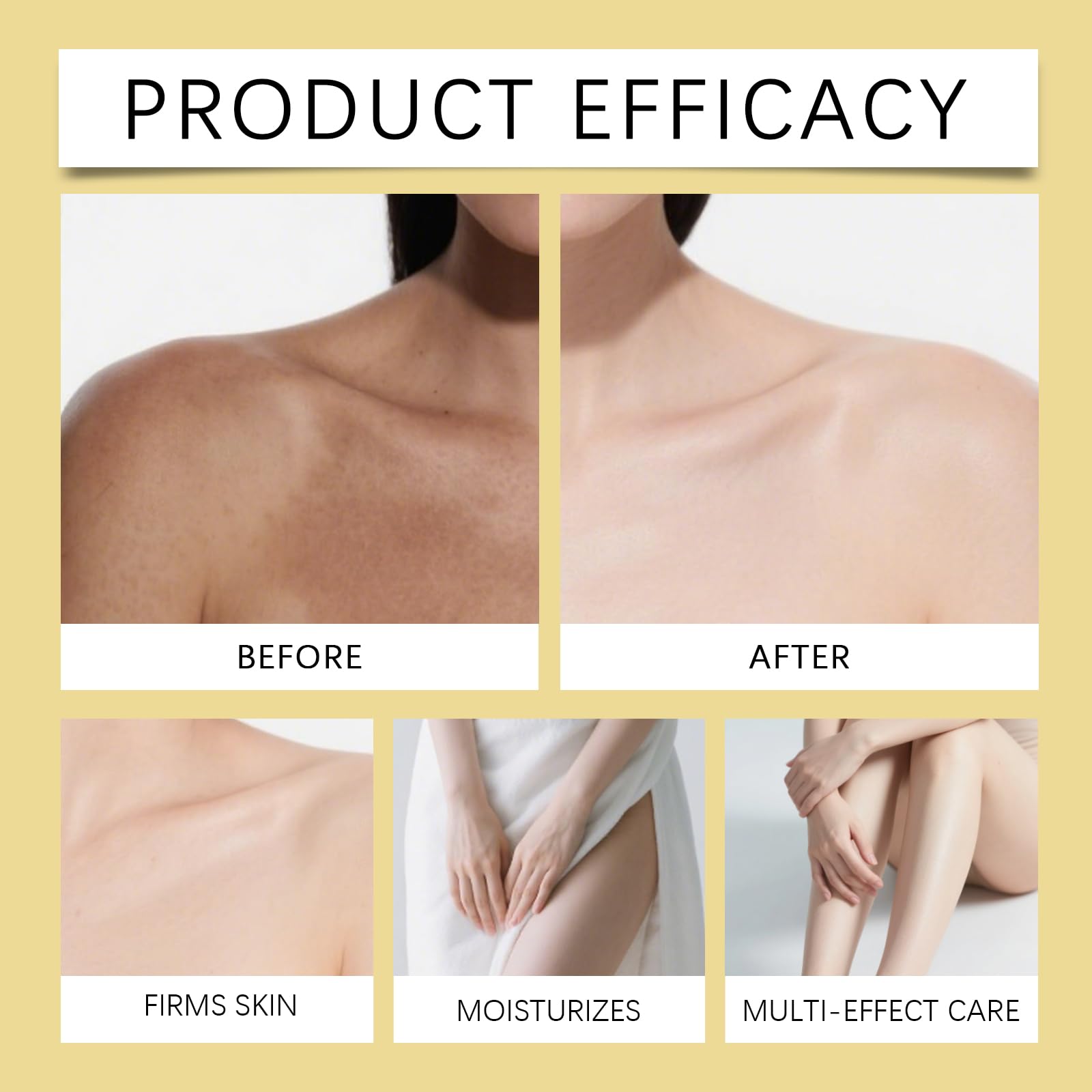 Olio di collagene per la pelle più rassodante collagene lifting olio per il corpo rassodante per la pelle fine e morbida cura dopo la doccia, non grassa leggero, nutriente idratante collo décolleté