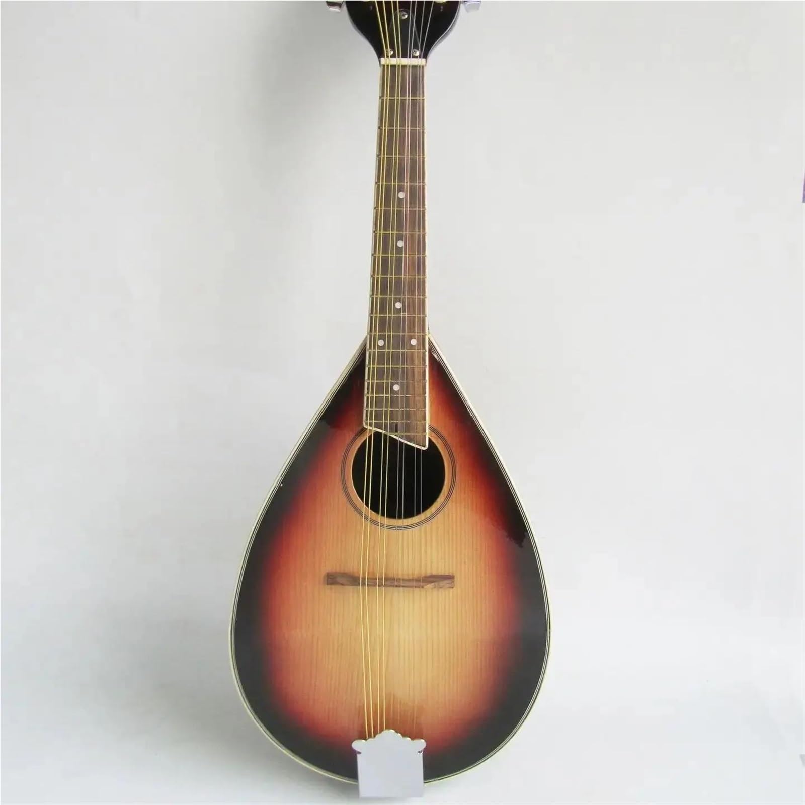 Mandoline À 8 Cordes En Bois Massif Fabriqué À La Main Sunburst