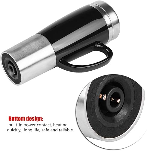 Miniatura 7 de Taza eléctrica de la taza del café del té del café del viaje del acero inoxidable del coche de la taza de beber (12V)