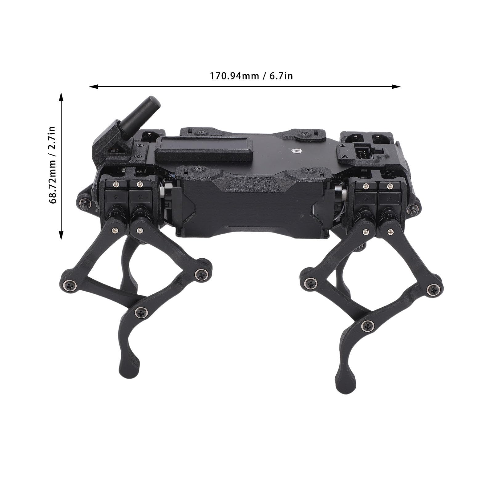 XUMIUZIY Robot Perro Quadruped de 12 DOF, Open Source, para Programación y