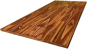 Tampo de Mesa Madeira Maciça Natural Pinus Natural Para Mesa e Bancada 100x50 (IPE)