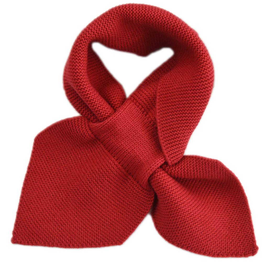 ZIDDAR Women Knitted For Cross Collar Scarf Winter Warm Solid Color Loophole Neckerchie Scarfs For Women Fashion