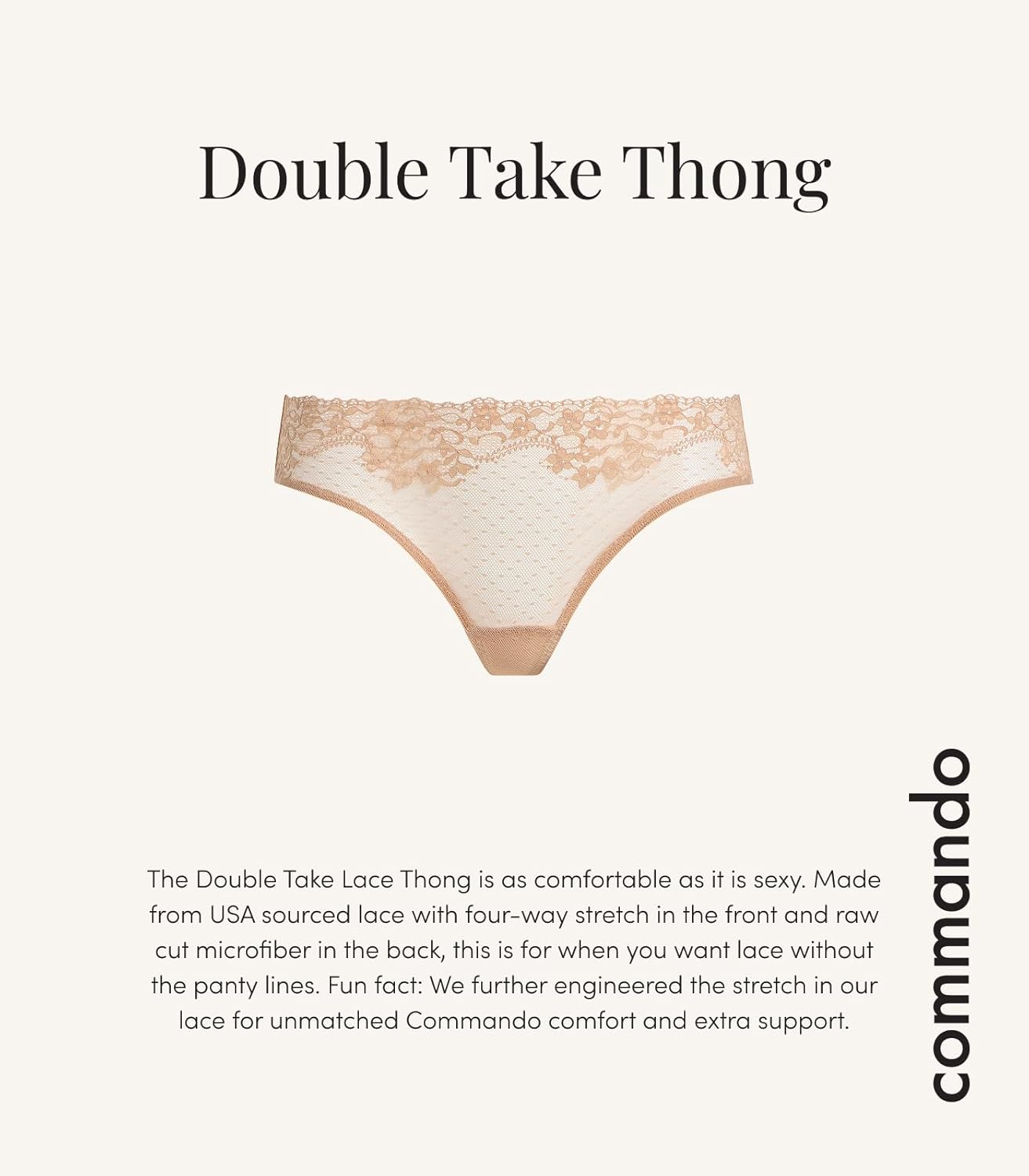 commando Women's Double Take Lace Thong - Image 4