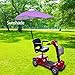 Sunshade Canopy for Mobility Scooters, Umbrella Canopy Awnings (Only Works with Scooters & Power Chairs Equipped with 1