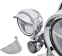 Vista 9 de XKMT-VISOR FARO NEGRO DE 7 PULGADAS DE 7 PULGADAS Compatible con HARLEY KAWASAKI SUZUKI [B01N7MEB98]