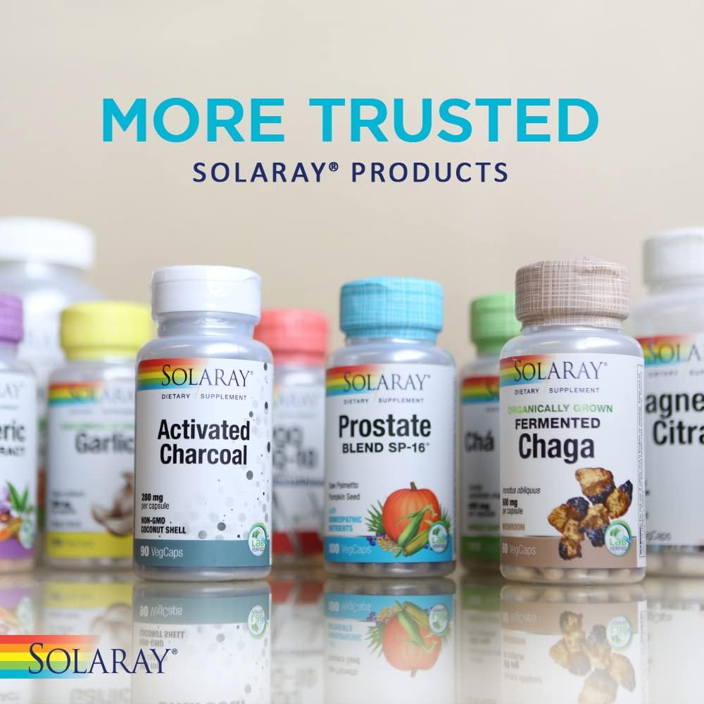 Solaray Magnesium Glycinate 400 mg | Healthy Relaxation, Bone & Cardiovascular Support (120 CT, 30 Servings)