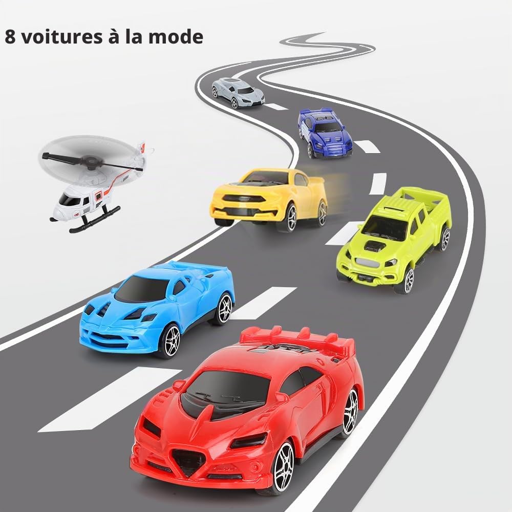 kramow Jouet Enfant 3 Ans Garçons, Voiture Enfant 3 Ans, Avion Jouet, Véhicules pour Enfants Garçon Fille, Cadeau de Noël