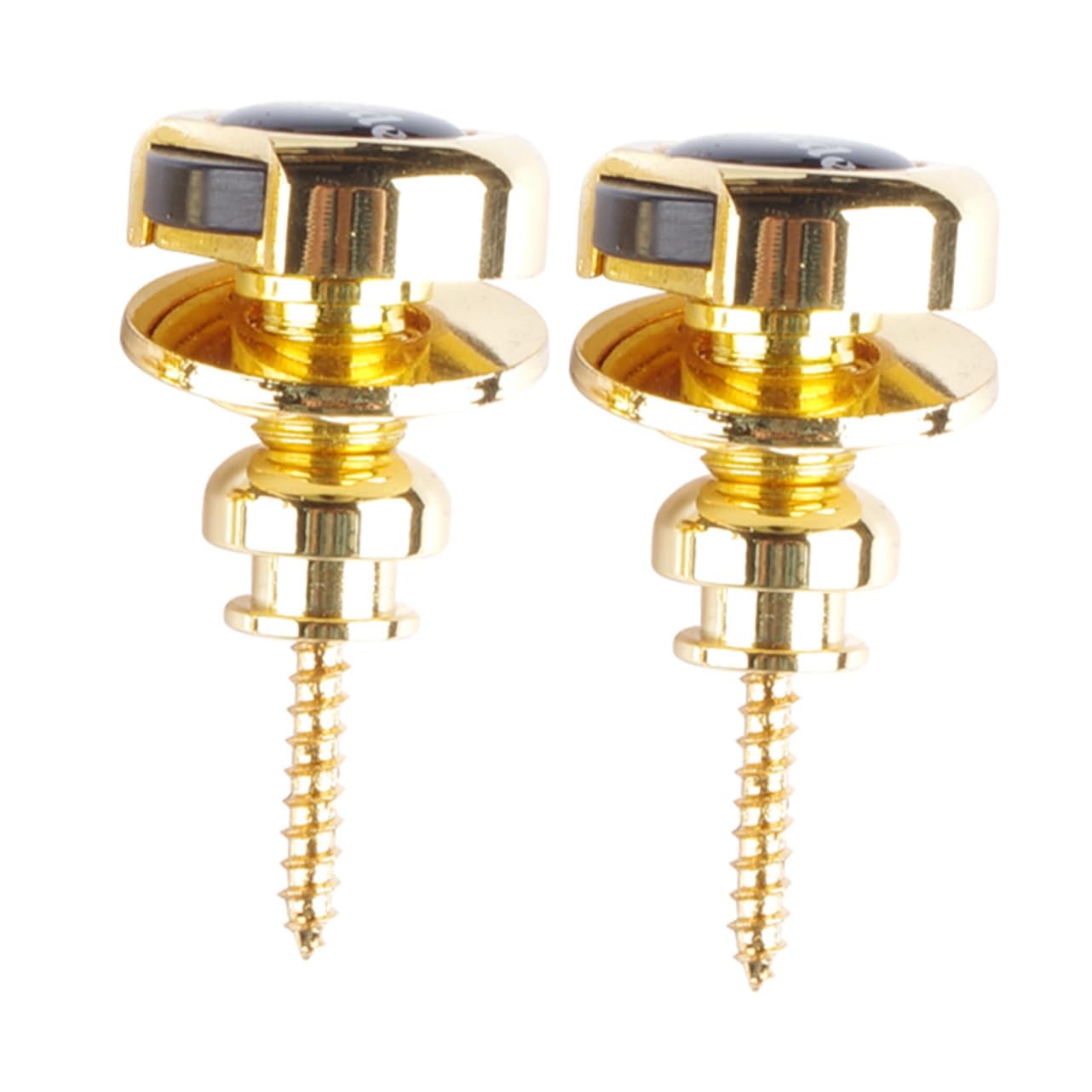 ERINGOGO 2pcs Guitar Fixing Lock Guitar Strap Straps Strap Locks Button Anti-slip Bass Belt Locks Bass Belt Nails Instrument Strap Lock Anti-falling Strap Buckle Guitar Zinc Alloy