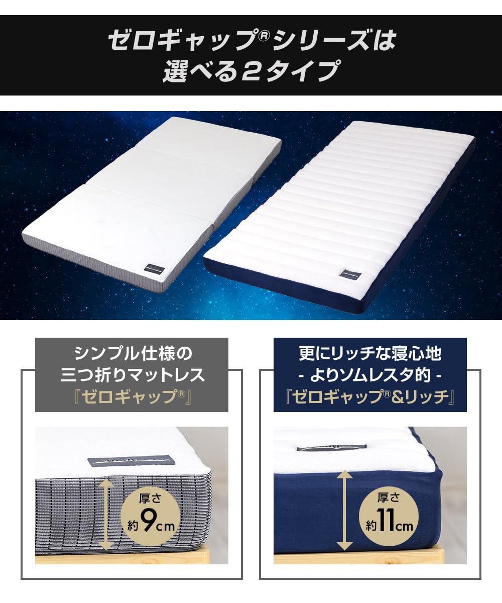 Amazon｜SOMRESTA（ソムレスタ） ゼロギャップ＆リッチ 三つ折り