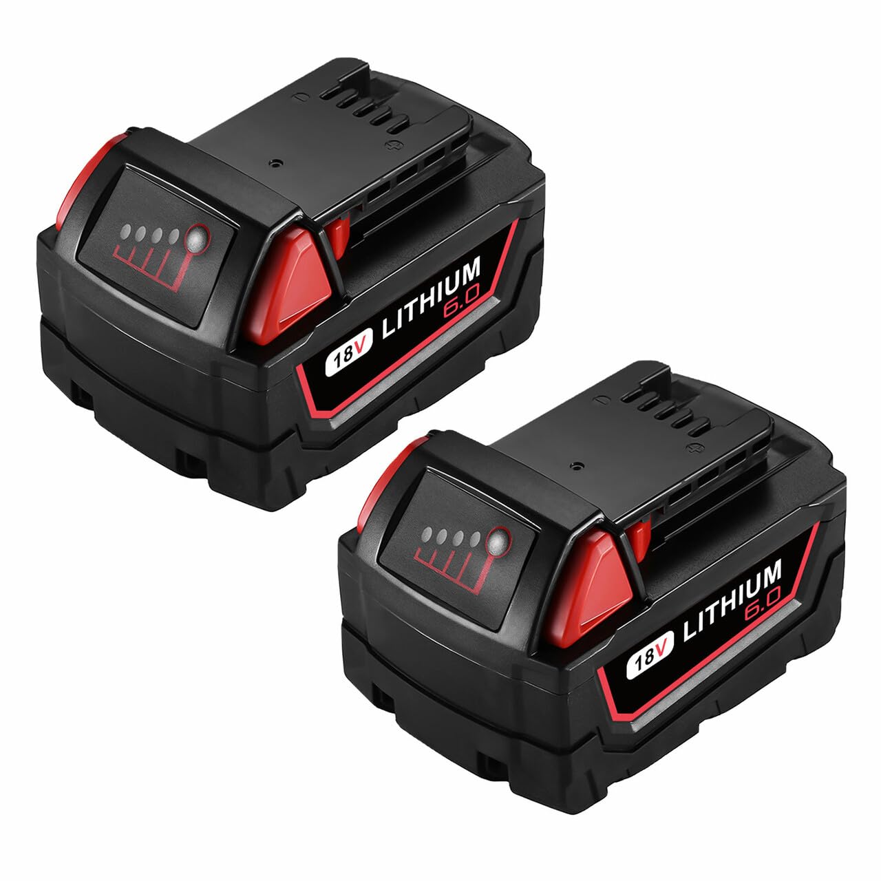 UTRBATT 6.0AH Replace for Milwaukee M18 Battery - Compatible with Milwaukee 18V Lithium Cordless Tools 48-11-1815 48-11-1820 48-11-1828 48-11-1850
