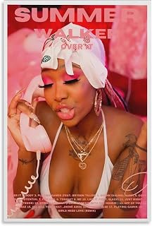 Summer Walker 2019 Over It Canvas Poster Bedroom Decoration Landscape Office Valentine's Birthday Gift Unframe-style12x18inch(30x45cm)