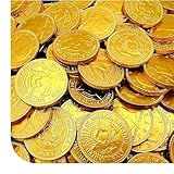 Gold Coins Milk Chocolate, Large 1.5 Inch, Valentine's Day Chocolate Candy, 1 Lb
