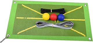 Golf Training Mat for Swing Detection， Golf Mat That Shows Swing Path Path Feedback Golf Practice Mats, Indoor/Outdoor Golf Swing Path Practice Mat, Golf Training Aid Equipment