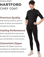 Vista 3 de Chef Works Chaquetilla de chef para mujer Hartford Cool Vent
