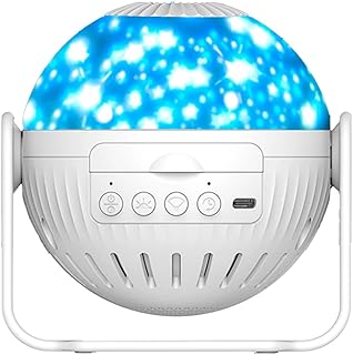 Planetarium Projector, Night Light Projector, Night Light Projector Support 360° Rotation, Star Projector Gifts for Boys and Girls, 6 in 1 Star Projector with Nebula Moon Planets Aurora for Baby Kids