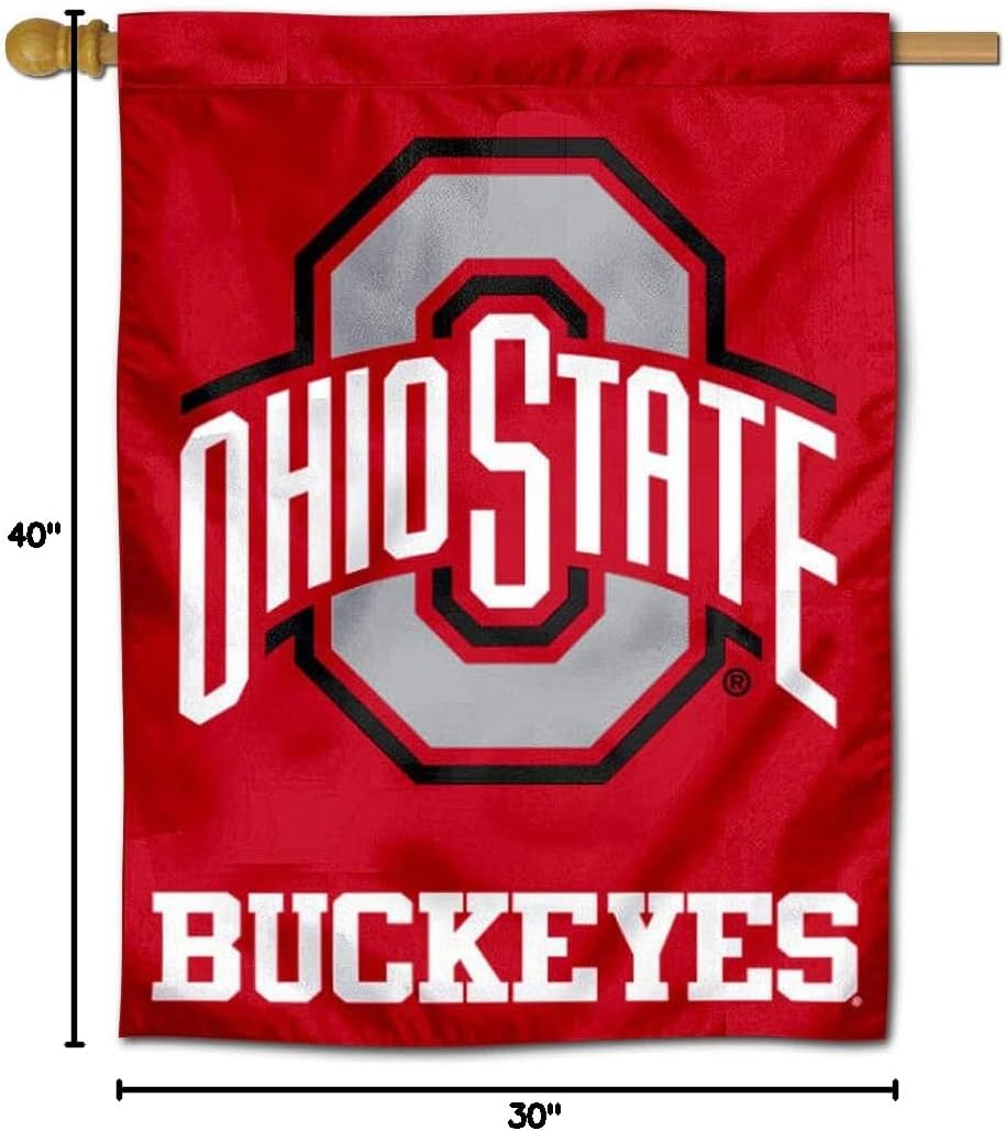 Ohio State Buckeyes Athletic Logo House Flag Banner - Image 4