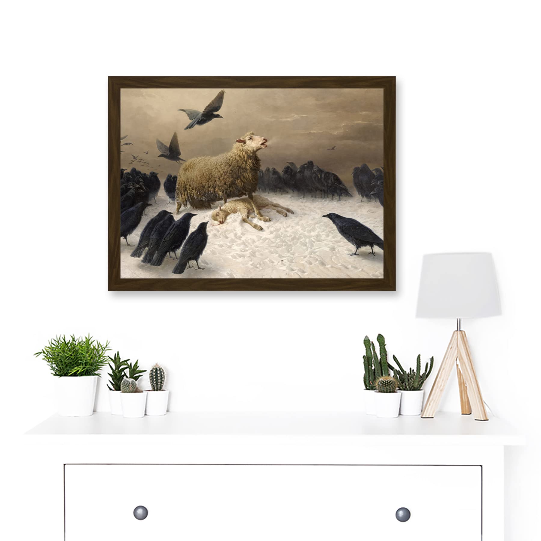 Amazon.com: Artery8 Schenck Anguish Sheep Ewe Crows Lamb Carrion