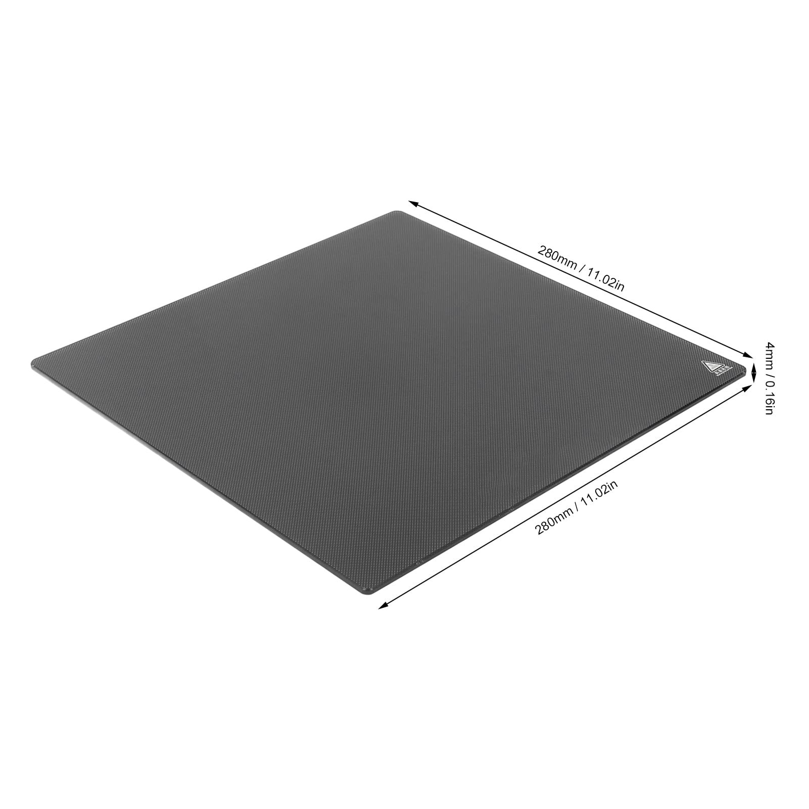 ANKROYU 3D Printer Glass Bed, Tempered Plate Build Surfaces Platform, 3D Printer Tempered Glass Plate, 3D Printer Glass Build Surfaces for 3D Printer