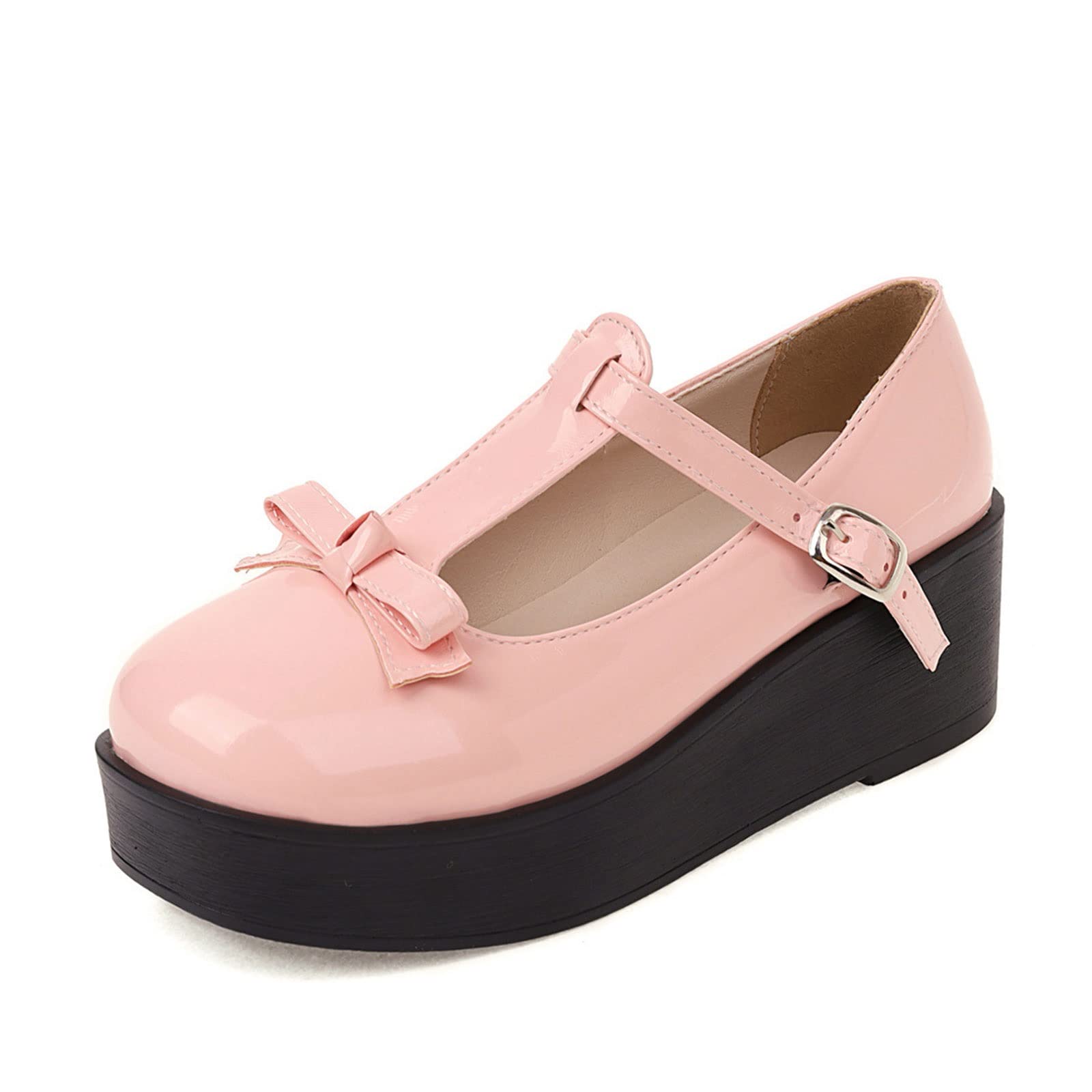 Amazon.co.jp: レディースゴシックシューズプラットフォームメリー