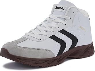 Joomra Men's Stylish Sneakers High Top Athletic-Inspired Shoes