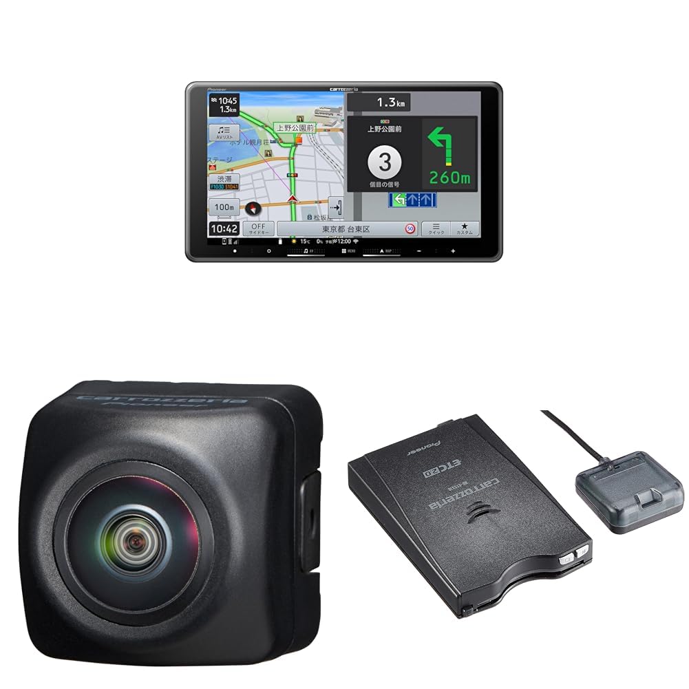 Amazon | 【セット買い】 パイオニア カーナビ AVIC-RF722 楽ナビ 9