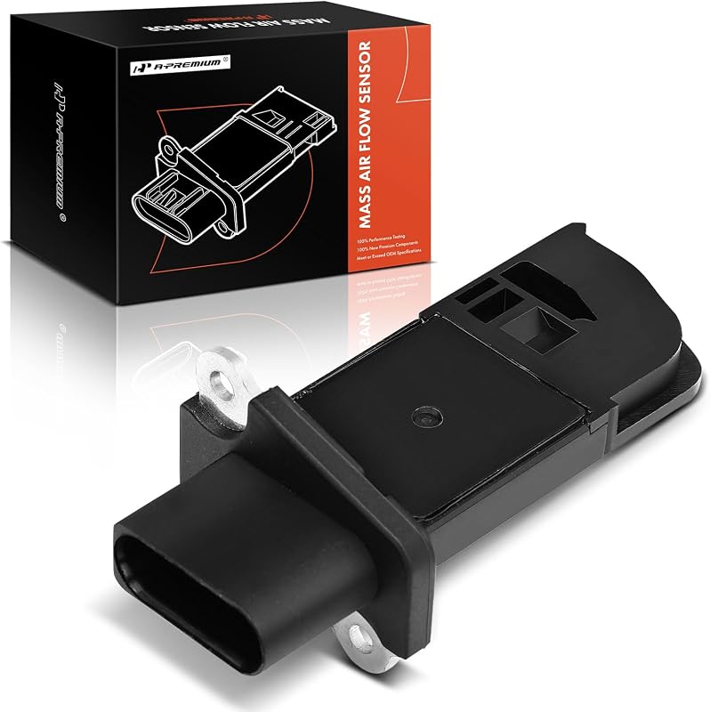 Sensor de fluxo de massa de ar MAF A-Premium com 5 pinos para Audi e Volkswagen