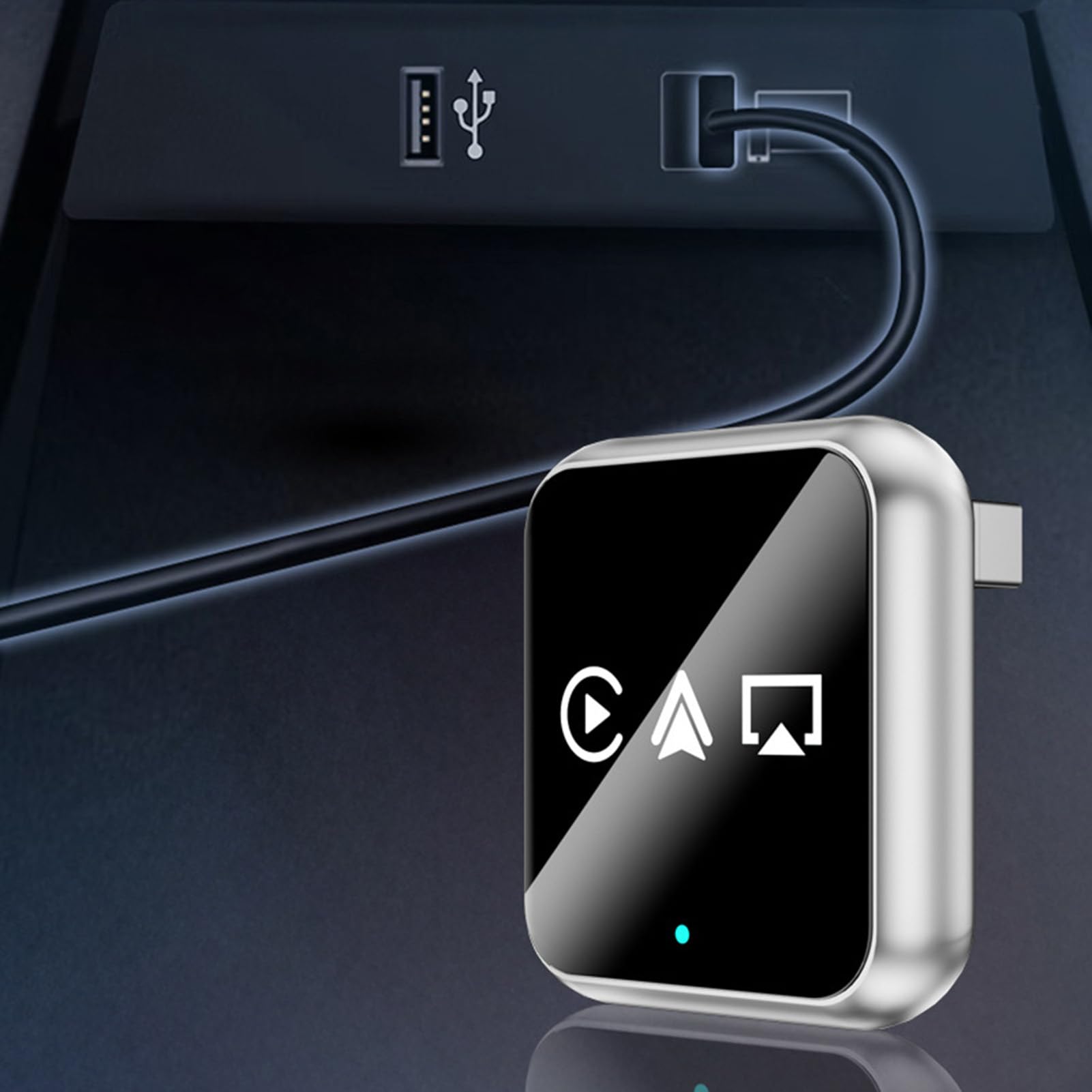 Adattatore USB Wireless Auto Audio Auto | Convertitore di Connessione Wireless per Veicoli Per camion berline SUV camper pendolari guida in città autostrada viaggi su