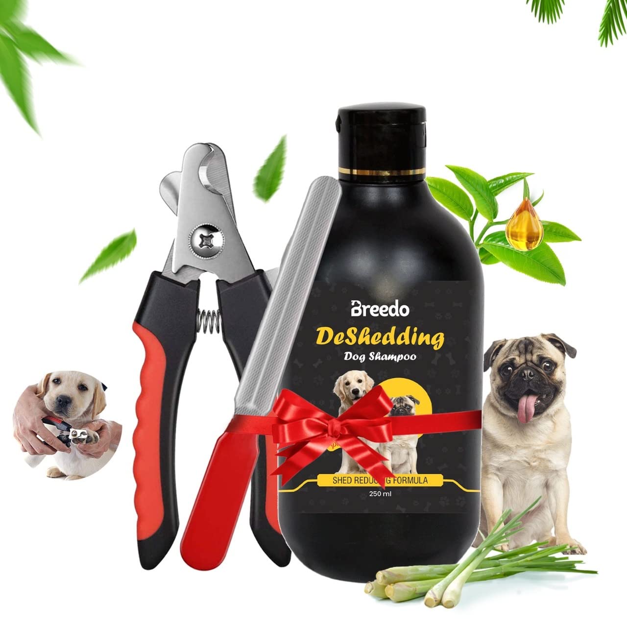Breedo Dog Need (Combo of 2) Deshredding Shampoo Plus Conditioner + Nail Clipper Allergy Relief, Conditioning, Anti-fungal, Anti-Microbial, Anti-itching, Anti-Dandruff Natural Dog Shampoo  (250 ml) (B0B3TTS6HP) Amazon Price History, Amazon Price Tracker