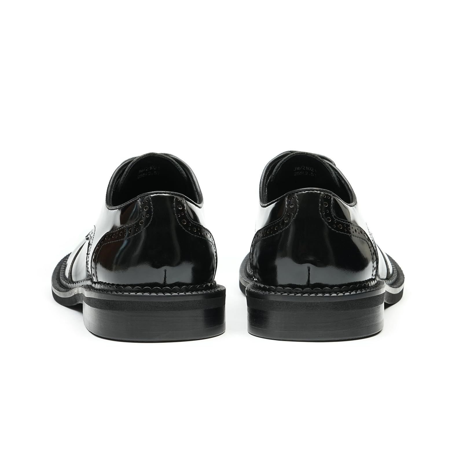Derbys Business Casuale Punta Rotonda da Uomo Scarpe Eleganti Stringate Formali Matrimonio Ufficio Scarpe da Abito in Pelle Comode Traspiranti