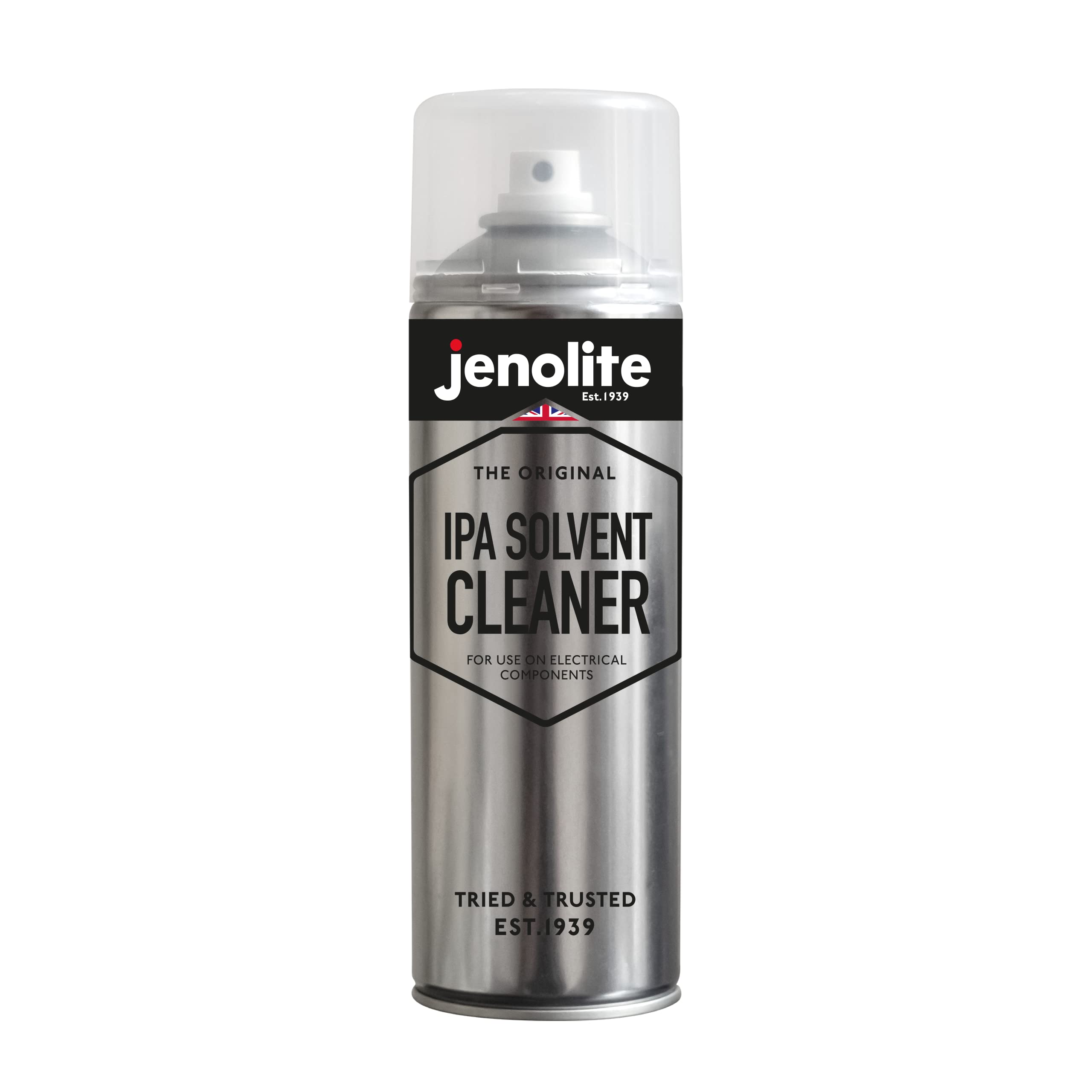 JENOLITE IPA-Lösungsmittel Kontaktspray | 3 x 500ml | Schnell trocknender Isopropanol-Kontaktreiniger, ideal für elektrische Geräte