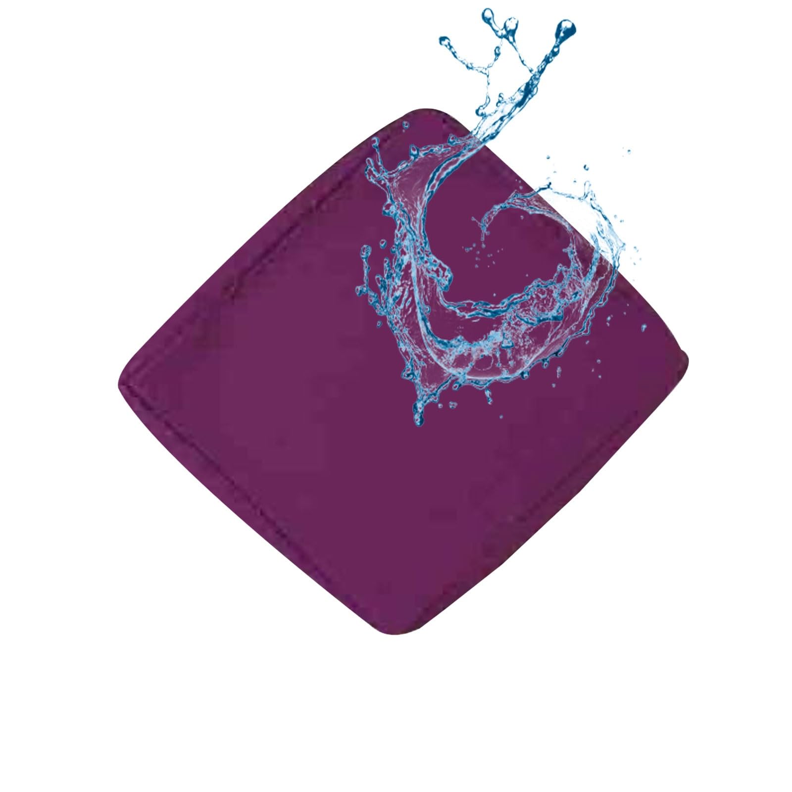 SPeesy Waterproof Sofa Seat Cushion Cover with Zipper Cushions Chair Seat Removable Cover Pads Cover for Indoor Outdoor Patio Rattan Furniture(@12,60x60cm/24x24in)