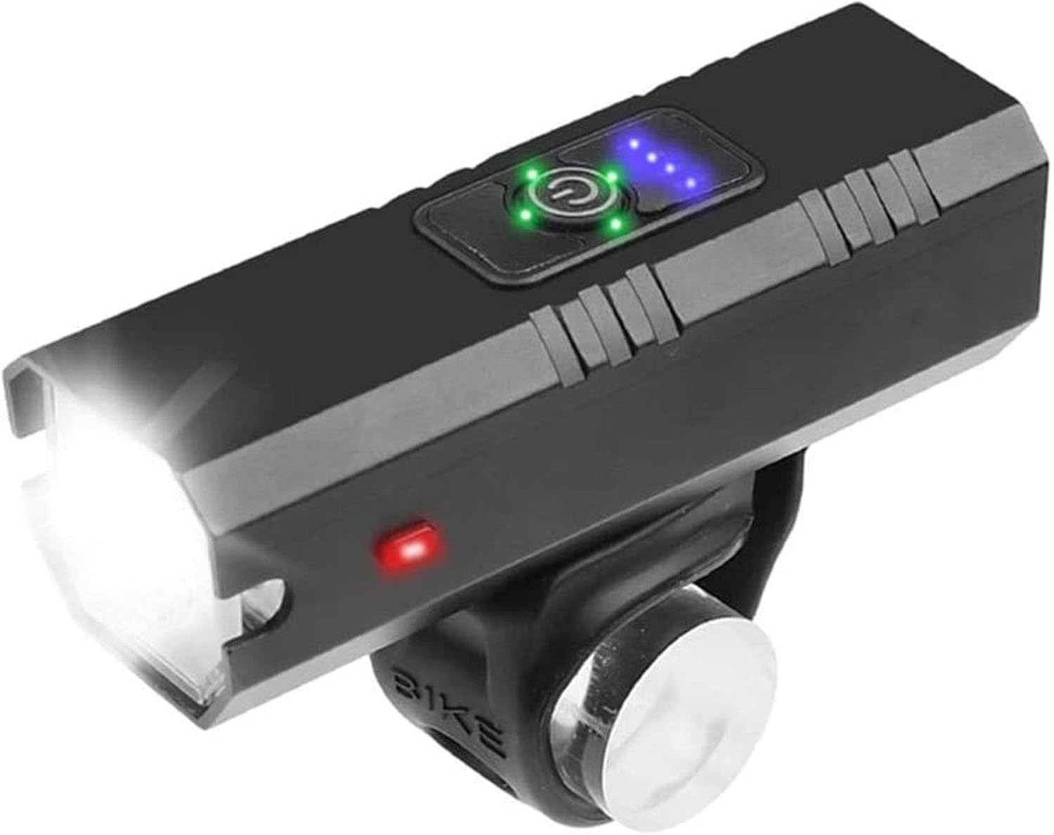 LED Bicycle Lights USB Front Rechargeable Bicycle Headlight Tail Lights, Waterproof Front Lights, Suitable for All Mountain and Road Bikes