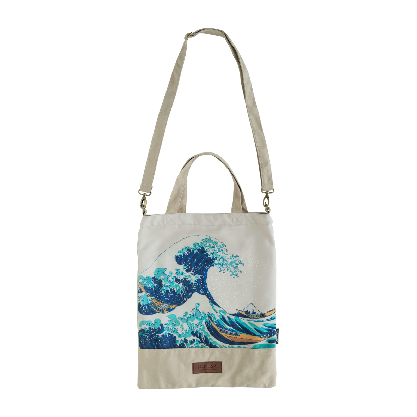 Grupo ErikHokusai Cotton Tote Bag | Cotton Shopping Bag | 16.5 x 13.4 inches | Canvas Bag | Cotton Bag | Gift Bag | Cute Tote Bag | The Great Wave Off Kanagawa