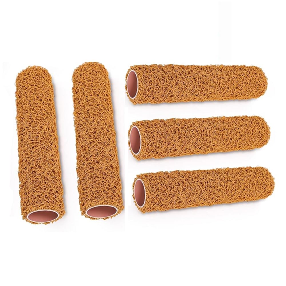 NONDK for Painting for Painting Tools 5Pcs 9Inch Textured Paint Roller Small Textured Roller for Walls Popcorn Ceiling Home Improvement