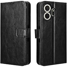 Compatible with TCL NXTPAPER 70 Pro Wallet Case with Card Holder, [Slim Magnetic Flip] PU Material Phone Case with Kickstand Function, Black