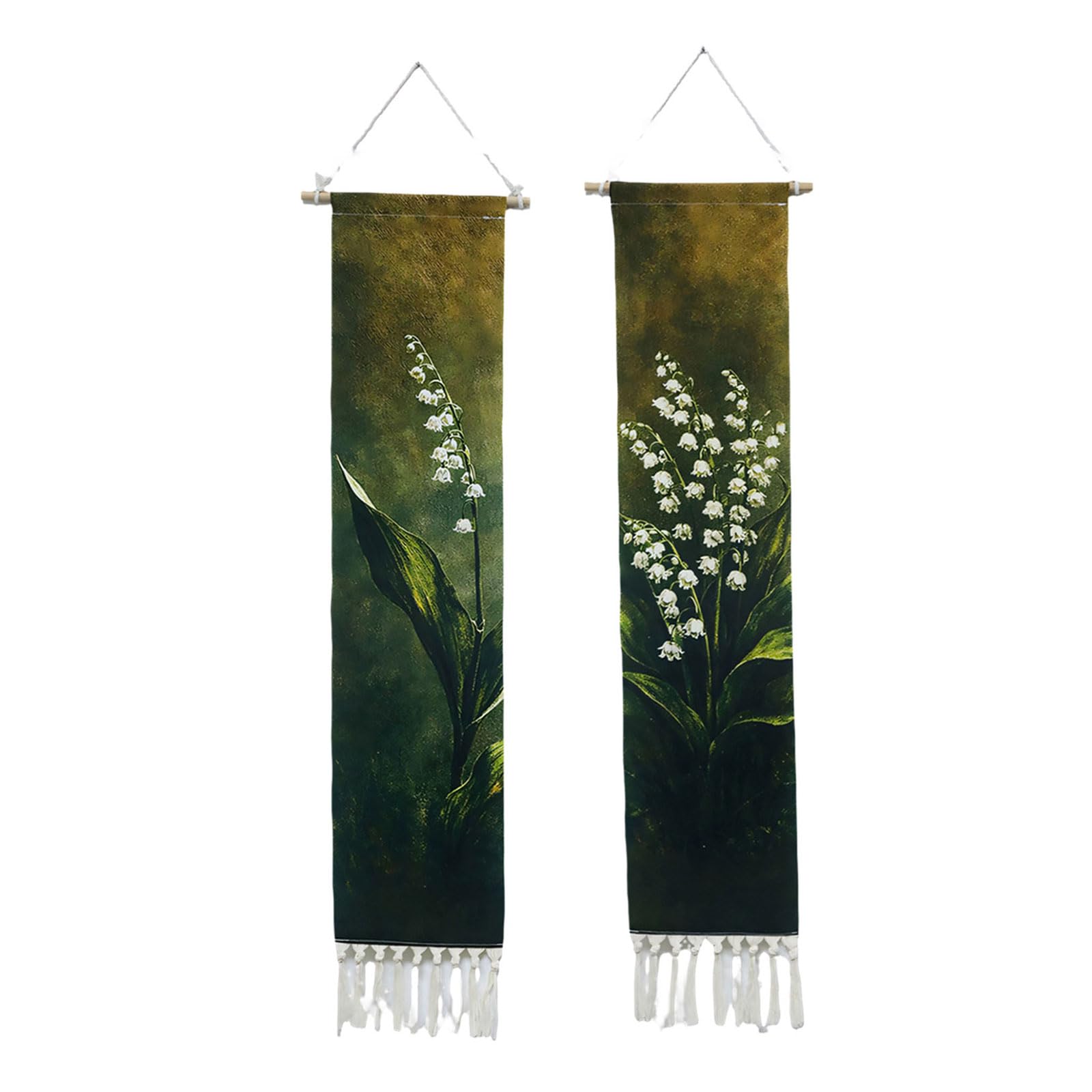 Kaeltsyn Tapestry Long Vertical Wall Hanging Tassels Tapestry for Bedroom Living Room Home Decorations Bohemians Wall Decors Tassels Hanging