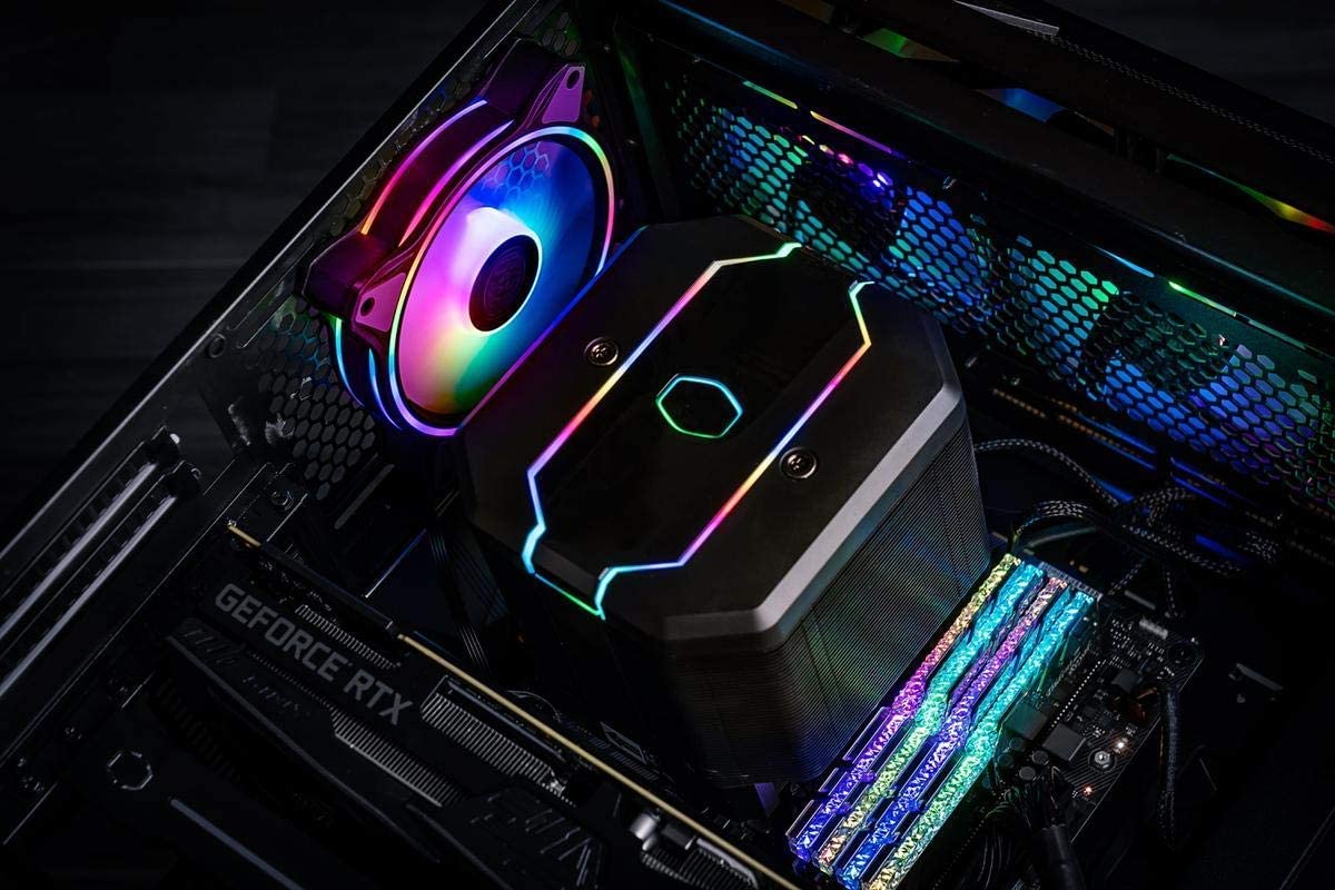 CoolerMaster MasterFan MF120 Halo 3-in-1 Double Ring addressable RGB ...