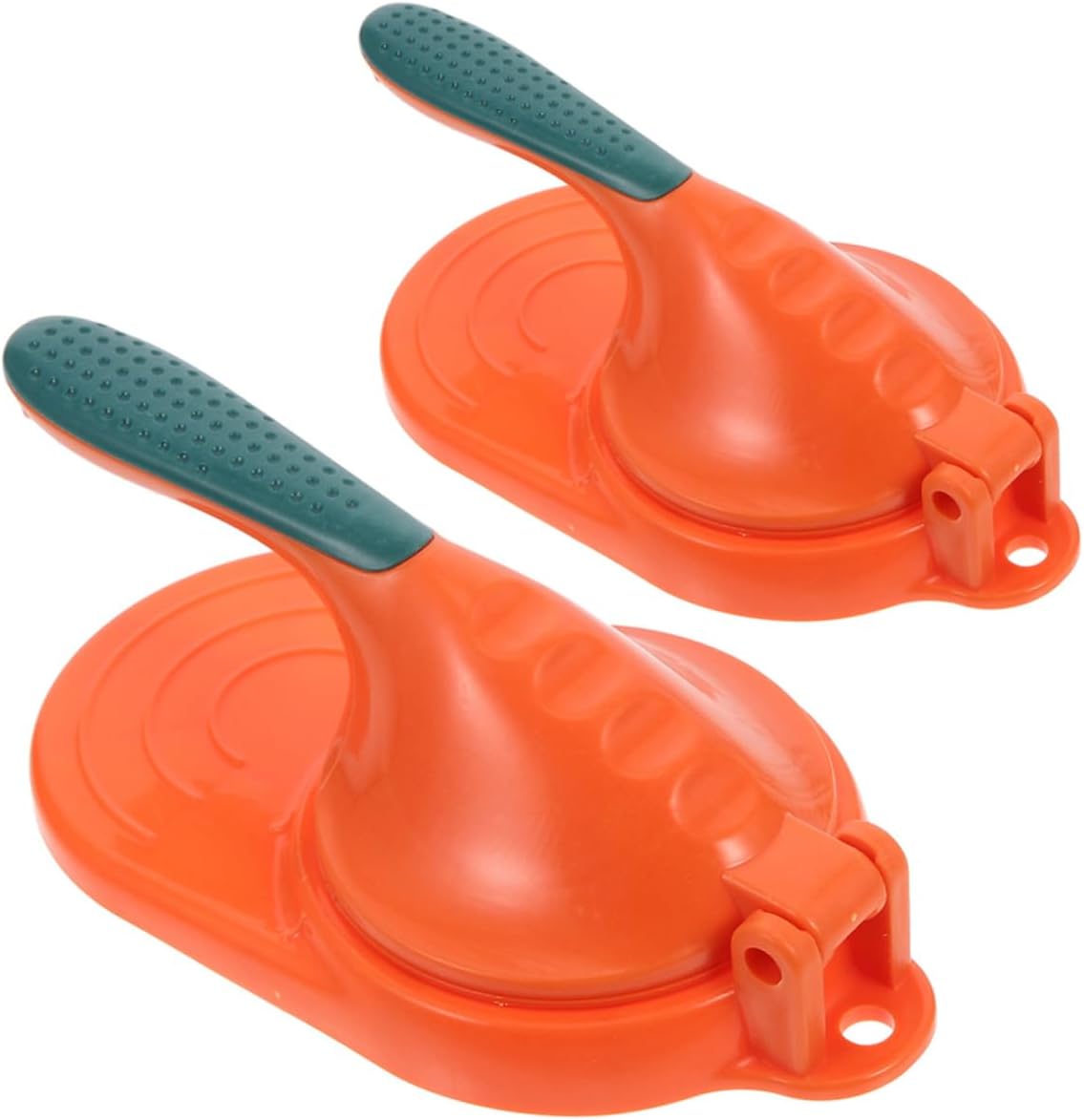 Handheld Dumpling Press 2pcs PP Manual Dough Maker for Wrappers